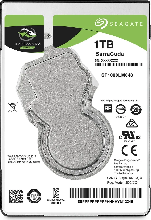Seagate BarraCuda 1TB