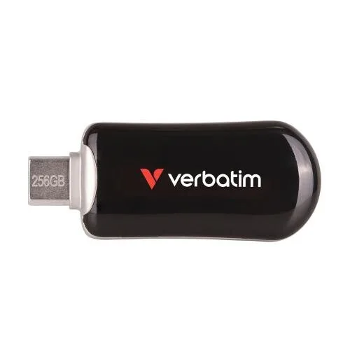 Verbatim Plectra USB-C Flash Drive 256GB Black
