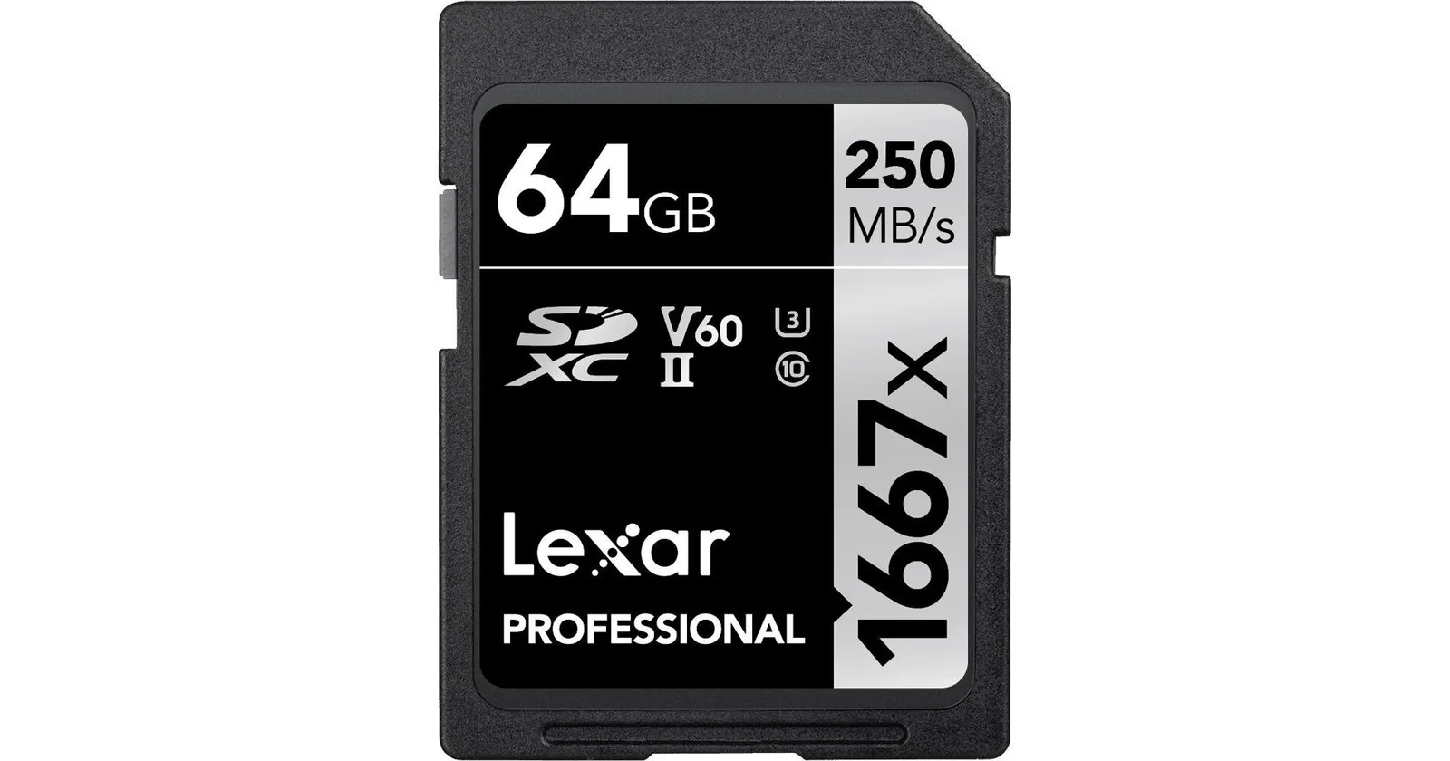Lexar Professional 1667x SDXC UHS-II Card SILVER Series 64GB