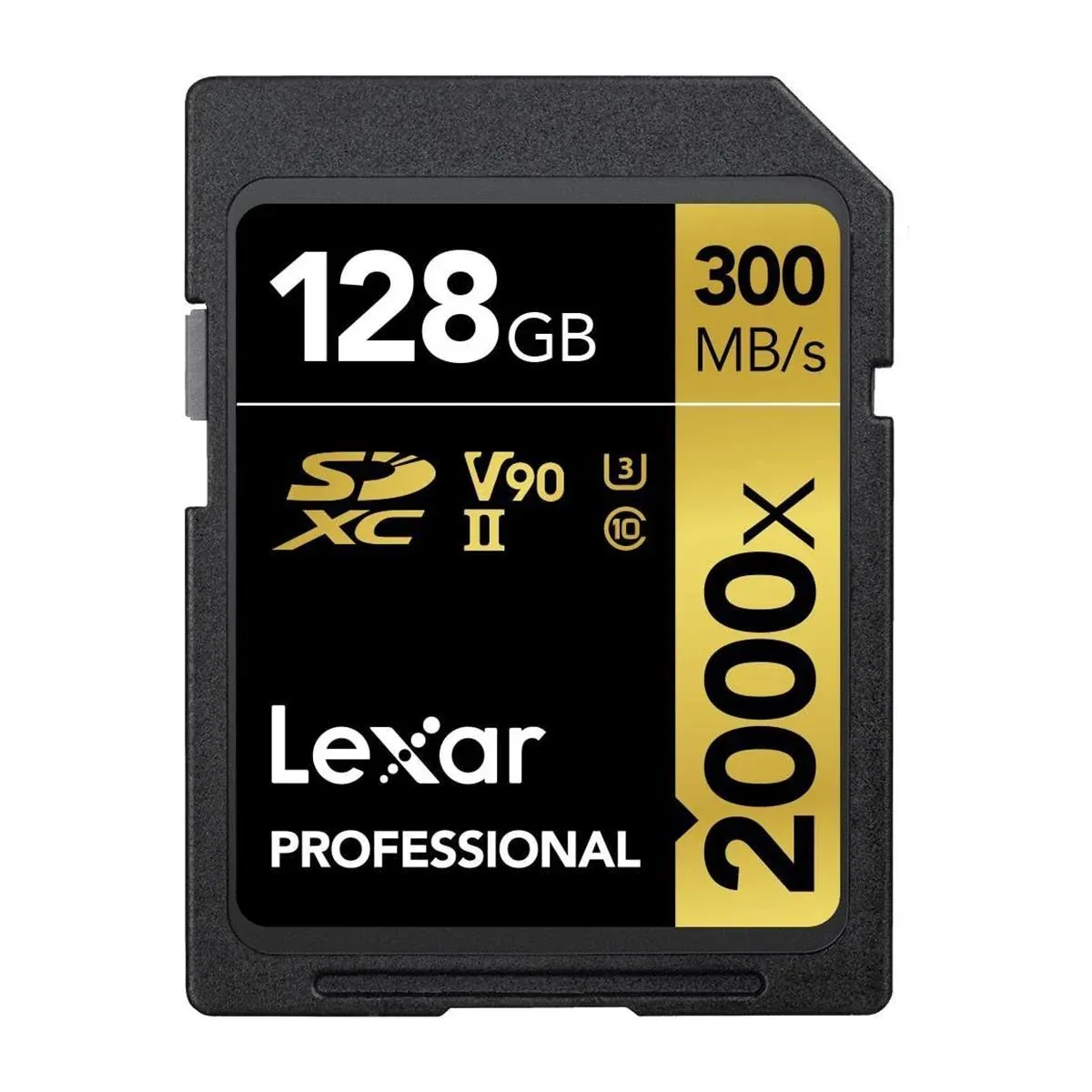 Lexar Professional 2000x SDXC UHS-II Card GOLD Series 128GB